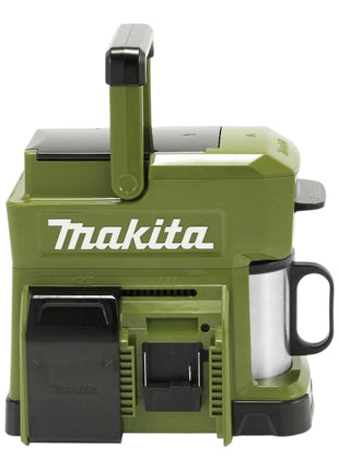 Makita DCM 501 TO Akku Kaffeemaschine 12 V max. / 18 V Olive + 1x Akku 5,0 Ah - ohne Ladegerät