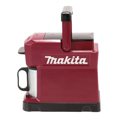 Cafetera de batería Makita DCM 501 SFAR 12 V máx / 18 V roja + 1x batería 3,0 Ah + cargador