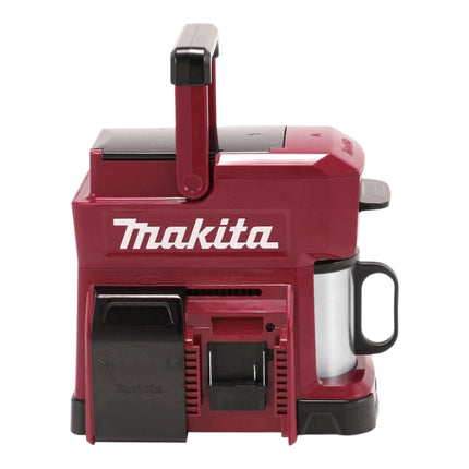 Makita DCM 501 SG2AR Caffettiera a batteria 12 V max / 18 V rosso + 2x batteria ricaricabile 6,0 Ah + caricatore