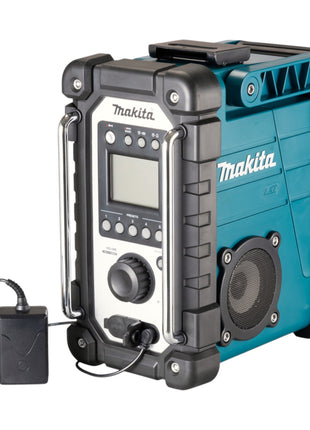 Makita DMR 116 RY1 Radio de chantier sans fil 14,4 - 18 V AM FM AUX + 1x batterie 1,5 Ah + chargeur