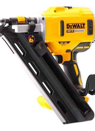 Clavadora de cinta a batería DeWalt DCN 692 E2 18 V 50 - 90 mm sin escobillas + 2x batería Powerstack 1,7 Ah + cargador