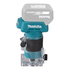 Fresadora de cantos a batería Makita DRT 52 ZJ 18 V 6 mm sin escobillas + Makpac - sin batería, sin cargador