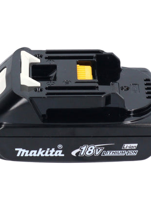 Fresadora de cantos a batería Makita DRT 52 Y1J 18 V 6 mm sin escobillas + 1x batería 1,5 Ah + Makpac - sin cargador