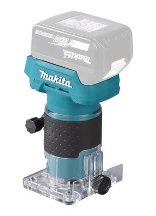 Makita DRT 52 T1J Akku Kantenfräse 18 V 6 mm Brushless + 1x Akku 5,0 Ah + Makpac - ohne Ladegerät