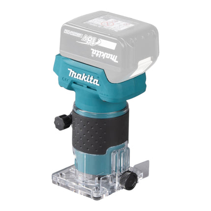 Fresatrice per bordi a batteria Makita DRT 52 SYJ 18 V 6 mm senza spazzole + 2x batteria 1,5 Ah + caricabatterie + Makpac