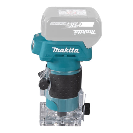 Makita DRT 52 RG1J Fresatrice per bordi a batteria 18 V 6 mm brushless + 1x batteria ricaricabile 6,0 Ah + caricabatterie + Makpac