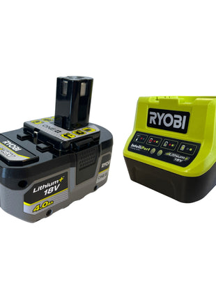 Ryobi R18AG-0 Akku Winkelschleifer 18 V ONE+ 115 mm + 1x Akku 4,0 Ah + Ladegerät