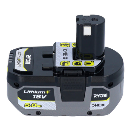 Ryobi R18AG-0 Akku Winkelschleifer 18 V ONE+ 115 mm + 1x Akku 5,0 Ah - ohne Ladegerät