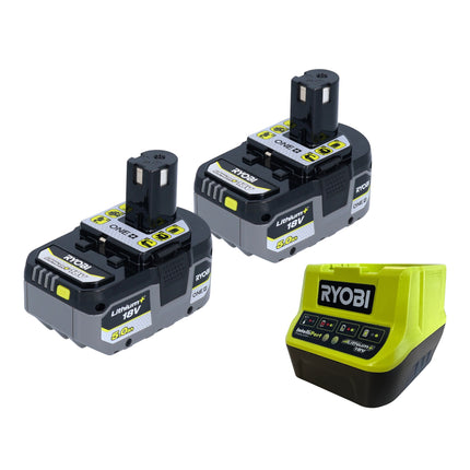 Ryobi R18AG-0 Smerigliatrice angolare a batteria 18 V ONE+ 115 mm + 2x batteria 5,0 Ah + caricatore
