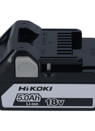 Hikoki Starter Set 1x batería BSL 1850 18 V 5,0 Ah Li-Ion + cargador de batería UC18YFSL 14,4 V / 18 V / MultiVolt 3,5 A