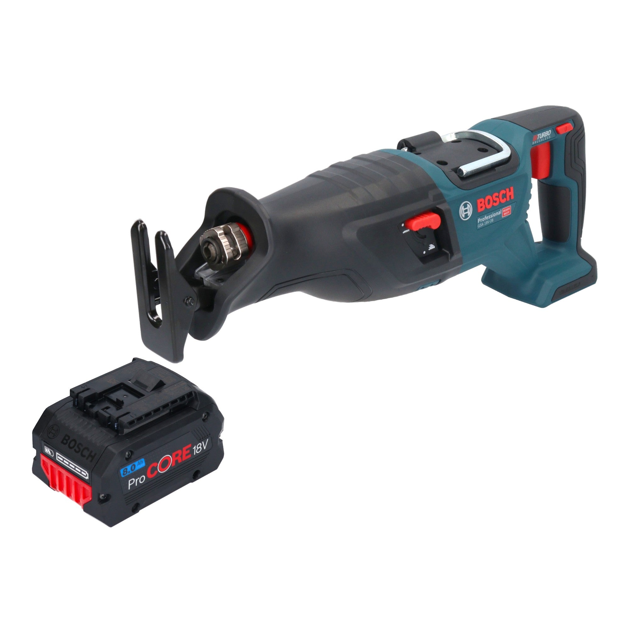 Bosch GSA 18V 28 Professional Akku Saebelsaege 18 V BITURBO Brushless 1x ProCORE Akku 8 0 Ah ohne Ladegeraet 0 - toolbrothers