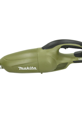 Makita DCL 180 SY2O Aspirateur à batterie 18 V 0,65 l Olive Outdoor Adventure Serie + 2x batterie 1,5 Ah + chargeur