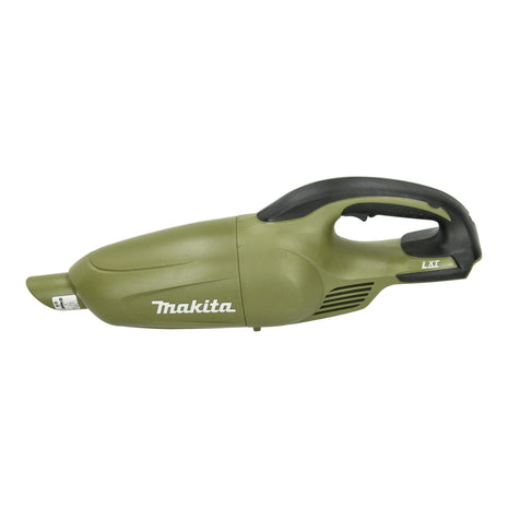 Aspirador de batería Makita DCL 180 RFO 18 V 0,65 l serie Olive Outdoor Adventure + 1x batería 3,0 Ah + cargador