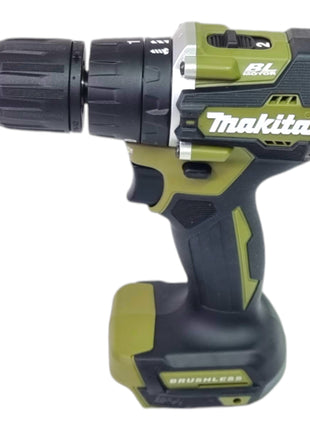 Makita DHP 487 Y1O taladro percutor inalámbrico 18 V 40 Nm Brushless serie Olive Outdoor Adventure + 1x batería 1,5 Ah - sin cargador