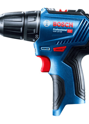 Bosch GSR 12V-30 Professional Akku Bohrschrauber 12 V 30 Nm Brushless ( 06019G9000 ) + 2x Akku 2,0 Ah + Ladegerät + Koffer