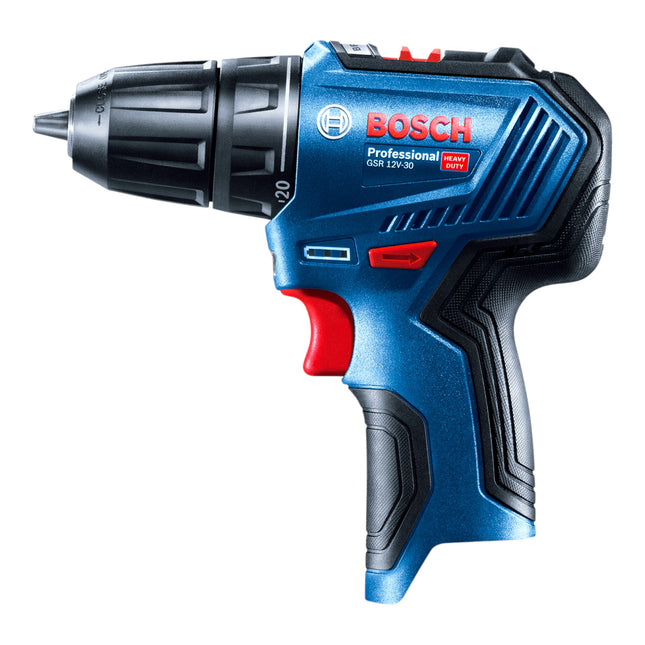 Bosch GSR 12V-30 Trapano avvitatore professionale a batteria 12 V 30 Nm brushless + 1x batteria ricaricabile 3,0 Ah + caricabatterie + custodia