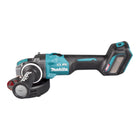 Amoladora angular a batería Makita GA 041 GM201 40 V máx. 125 mm X-LOCK sin escobillas + 2x baterías 4,0 Ah + cargador