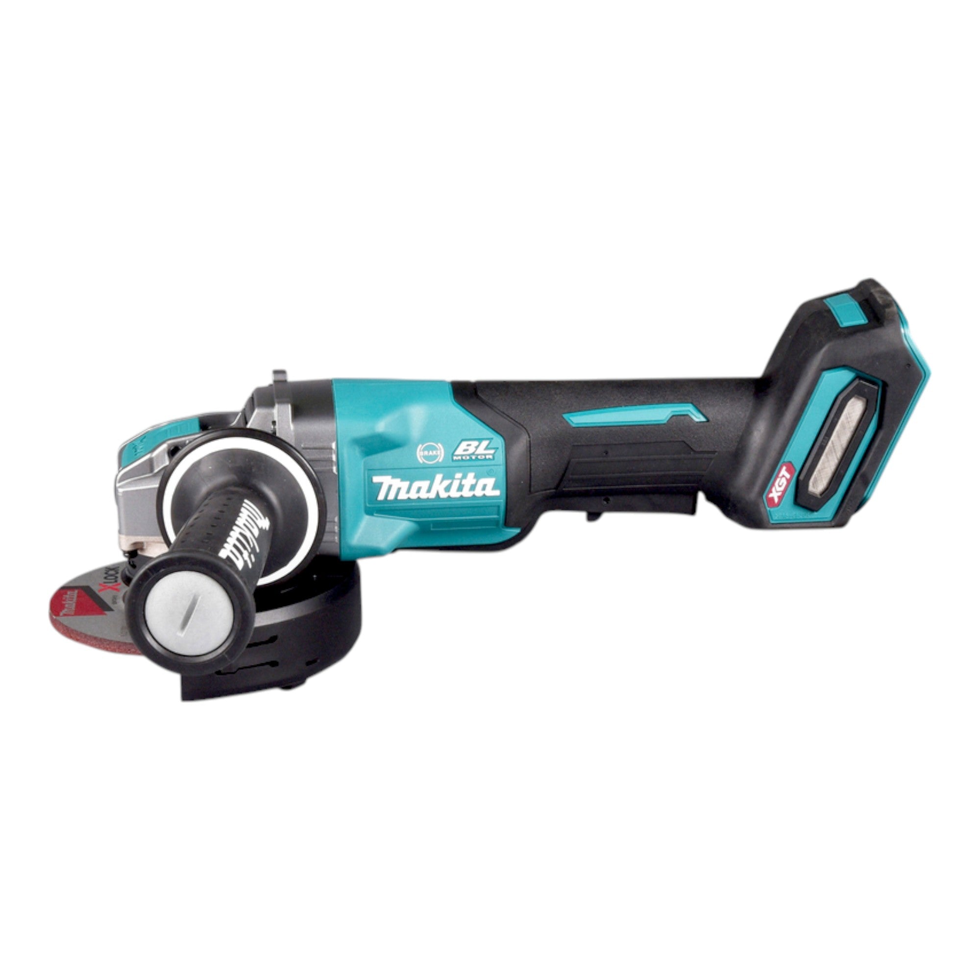Makita GA 047 GD201 Akku Winkelschleifer 40 V max 125 mm X LOCK Brushless 2x Akku 2 5 Ah Ladegeraet Makpac 1 - toolbrothers