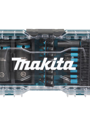 Makita E-22903 Zestaw bitów i nasadek udarowych 1/4" / 3/8" 30 szt. Bity / nasadki udarowe / klucze nasadowe IMPACT BLACK