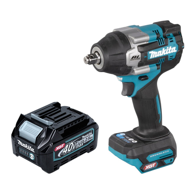 Makita TW 007 GD1 Akku Schlagschrauber 40 V max 760 Nm 1 2 Brushless 1x Akku 2 5 Ah ohne Ladegeraet 0 - toolbrothers