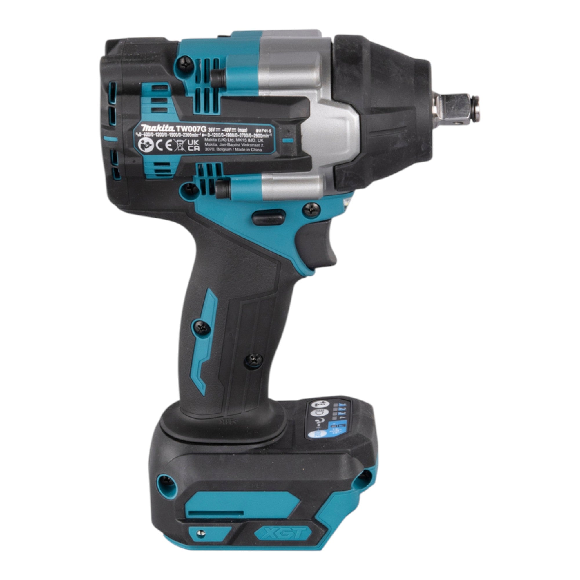 Makita TW 007 GD1 Akku Schlagschrauber 40 V max 760 Nm 1 2 Brushless 1x Akku 2 5 Ah ohne Ladegeraet 4 - toolbrothers