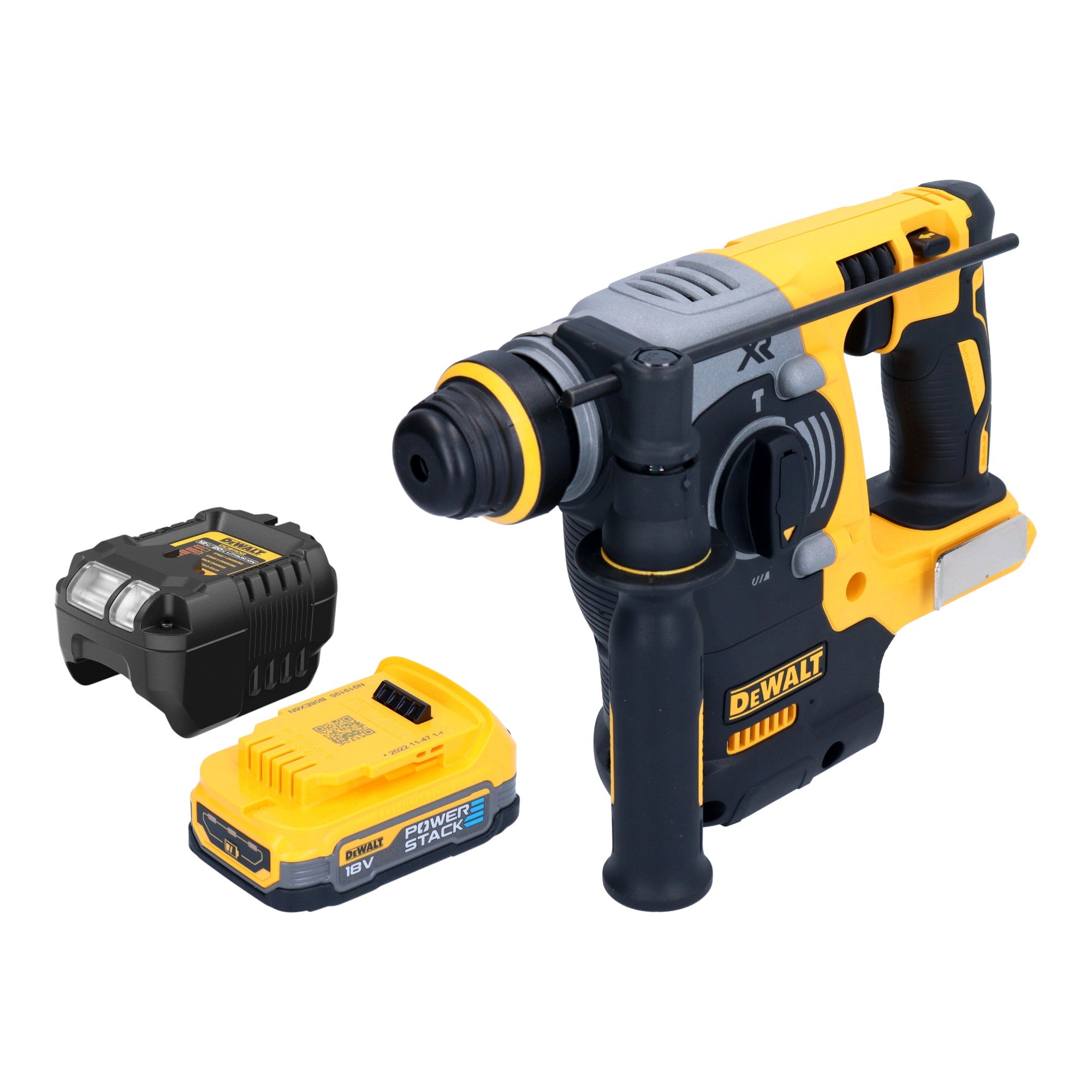DeWalt DCH 273 E1 Akku Kombihammer 18 V 2 1 J SDS Plus Brushless 1x Powerstack Akku 1 7 Ah Ladegeraet 0 - toolbrothers