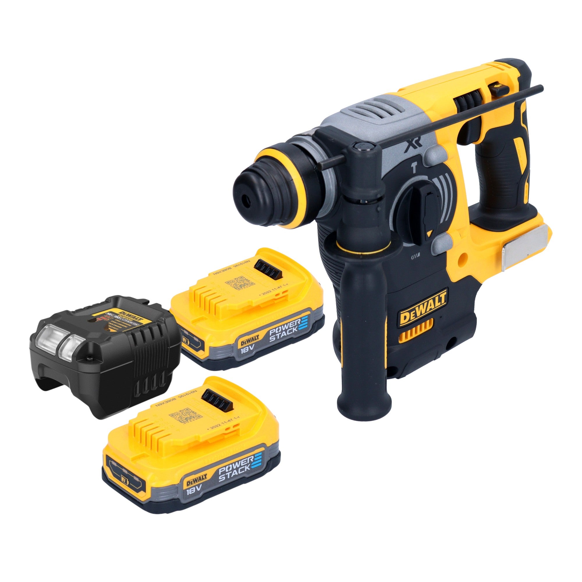 DeWalt DCH 273 E2 Akku Kombihammer 18 V 2 1 J SDS Plus Brushless 2x Powerstack Akku 1 7 Ah Ladegeraet 0 - toolbrothers