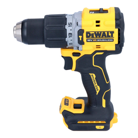 DeWalt DCD 805 E2 Perceuse-visseuse à percussion sans fil 18 V 90 Nm Brushless + 2x Powerstack batterie 1,7 Ah + chargeur