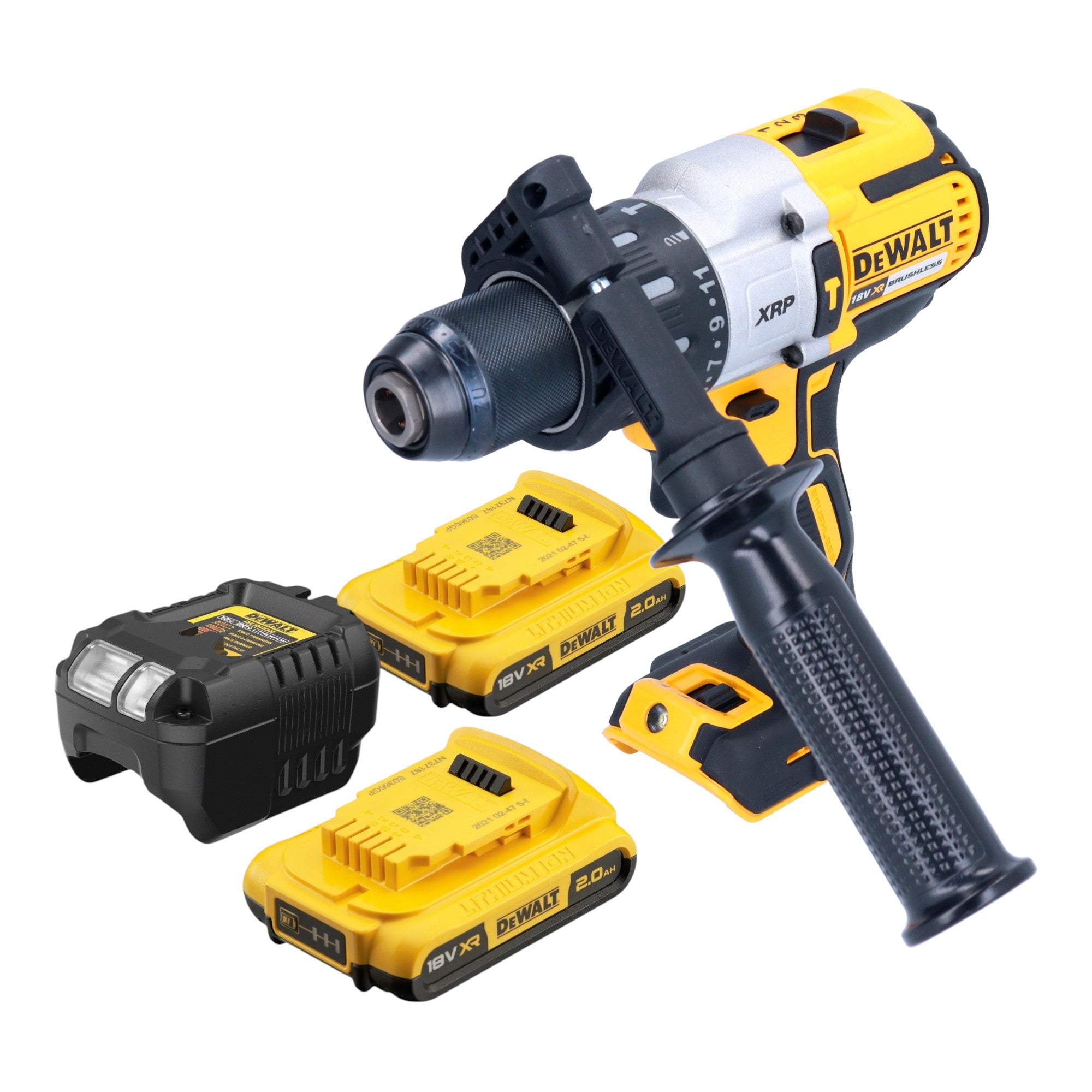 DeWalt DCD 996 D2 Akku Schlagbohrschrauber 18V 95Nm Brushless 2x Akku 2 0 Ah Ladegeraet 0 - toolbrothers