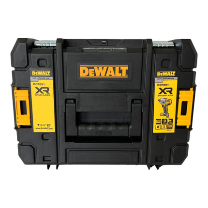 Avvitatore a impulsi a batteria DeWalt DCF 891 E1T 18 V 1084 Nm 1/2" senza spazzole + 1x batteria Powerstack 1,7 Ah + caricatore + TSTAK