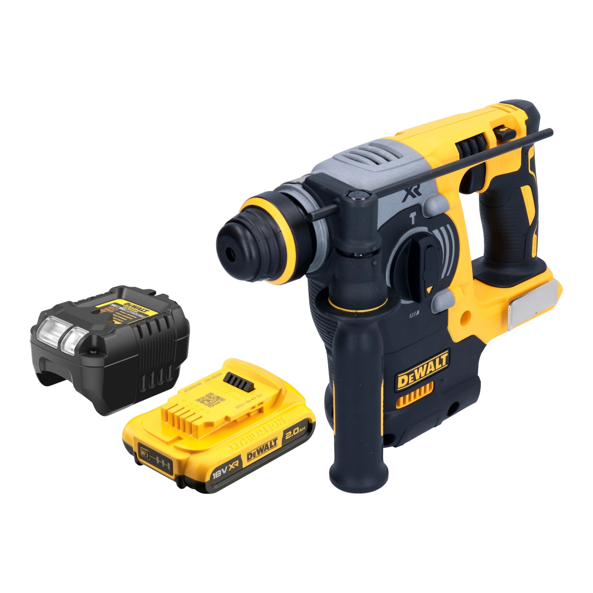 DeWalt DCH 273 D1 Akku Kombihammer 18 V 2 1 J SDS Plus Brushless 1x Akku 2 0 Ah Ladegeraet 0 - toolbrothers