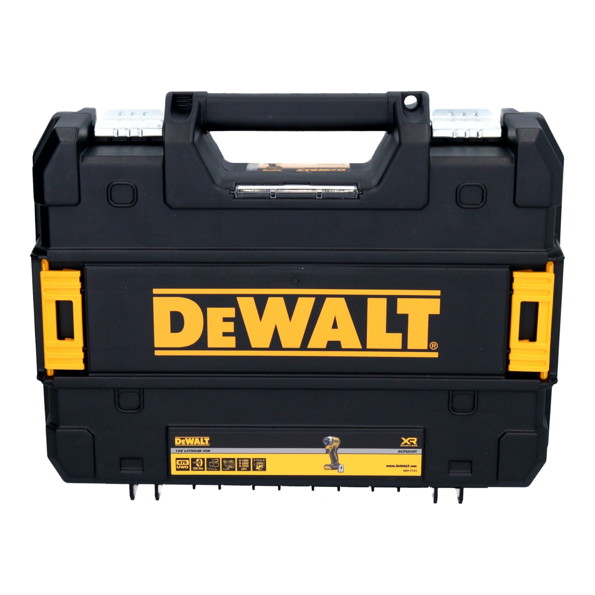 DeWalt DCF 850 D1T Akku Schlagschrauber 18 V 205 Nm 1 4 Brushless 1x Akku 2 0 Ah Ladegeraet TSTAK 1 - toolbrothers