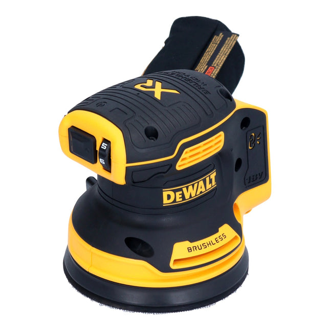 Levigatrice rotorbitale a batteria DeWalt DCW 210 D1 18 V 125 mm brushless + 1x batteria ricaricabile 2,0 Ah + caricabatterie