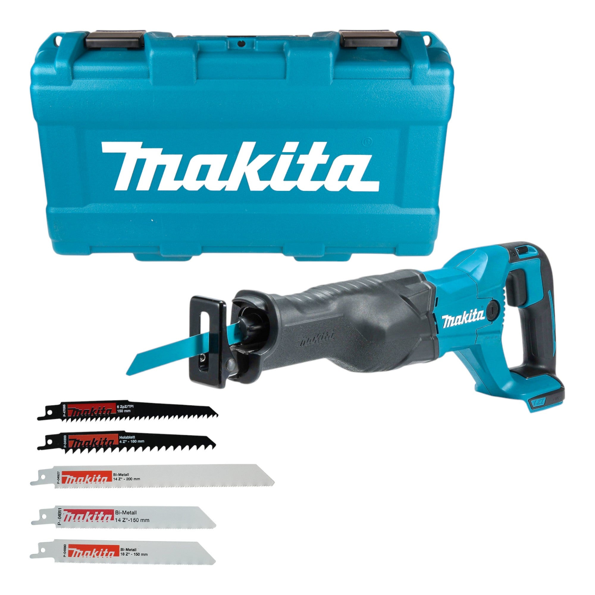Makita DJR 186 ZK Akku Reciprosaege Saebelsaege 18 V Reciprosaegeblatt Set P 83967 Koffer ohne Akku ohne Ladegeraet 0 - toolbrothers