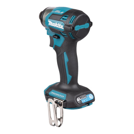 Makita DTD 173 RAJ Akku Schlagschrauber 18 V 180 Nm 1 4 Brushless 2x Akku 2 0 Ah Ladegeraet Makpac 4 - toolbrothers