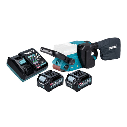 Makita BS 001 GD201 Akku Bandschleifer 40 V max 76 x 533 mm Brushless 2x Akku 2 5 Ah Ladegeraet 0 - toolbrothers
