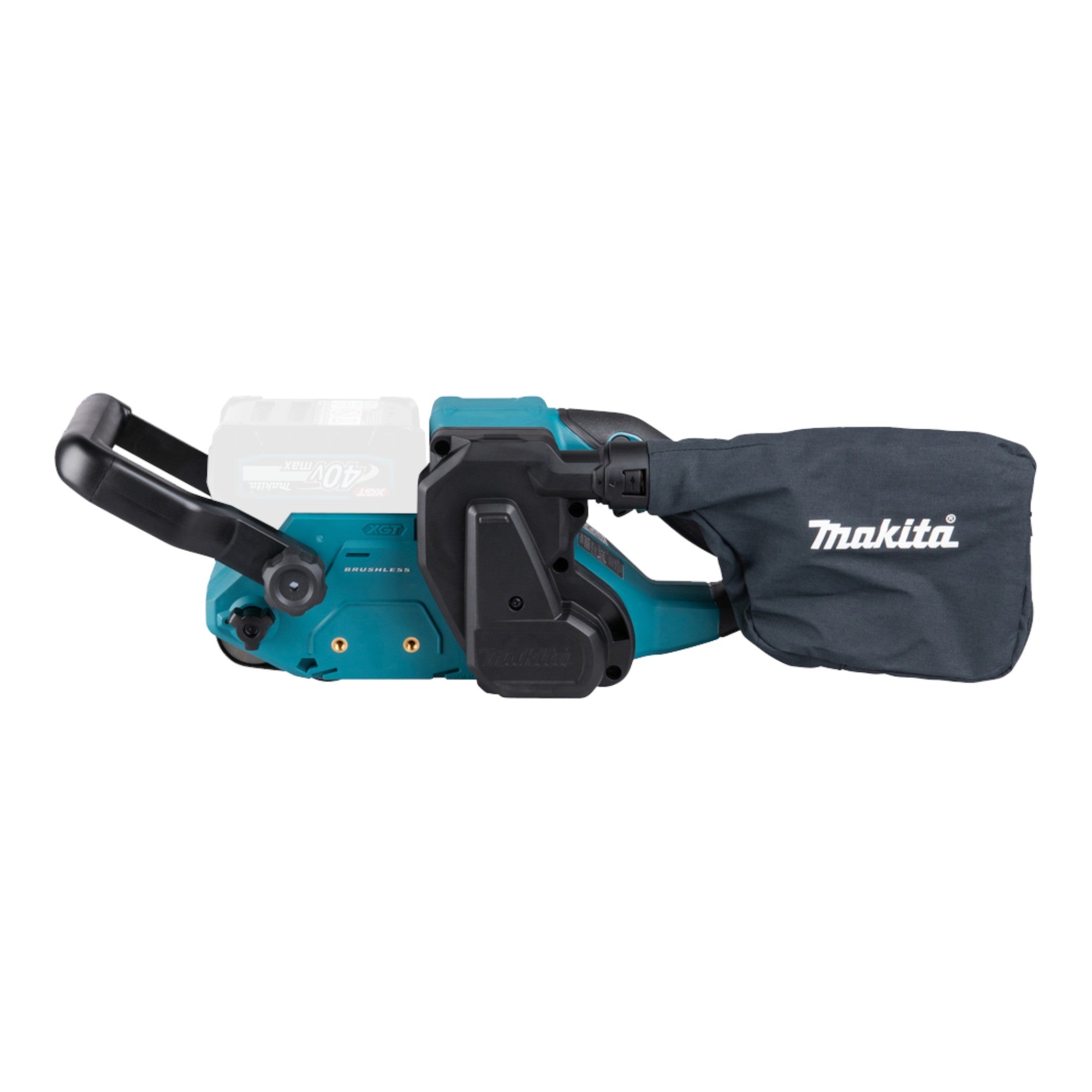 Makita BS 001 GM201 Akku Bandschleifer 40 V max 76 x 533 mm Brushless 2x Akku 4 0 Ah Ladegeraet 1 - toolbrothers