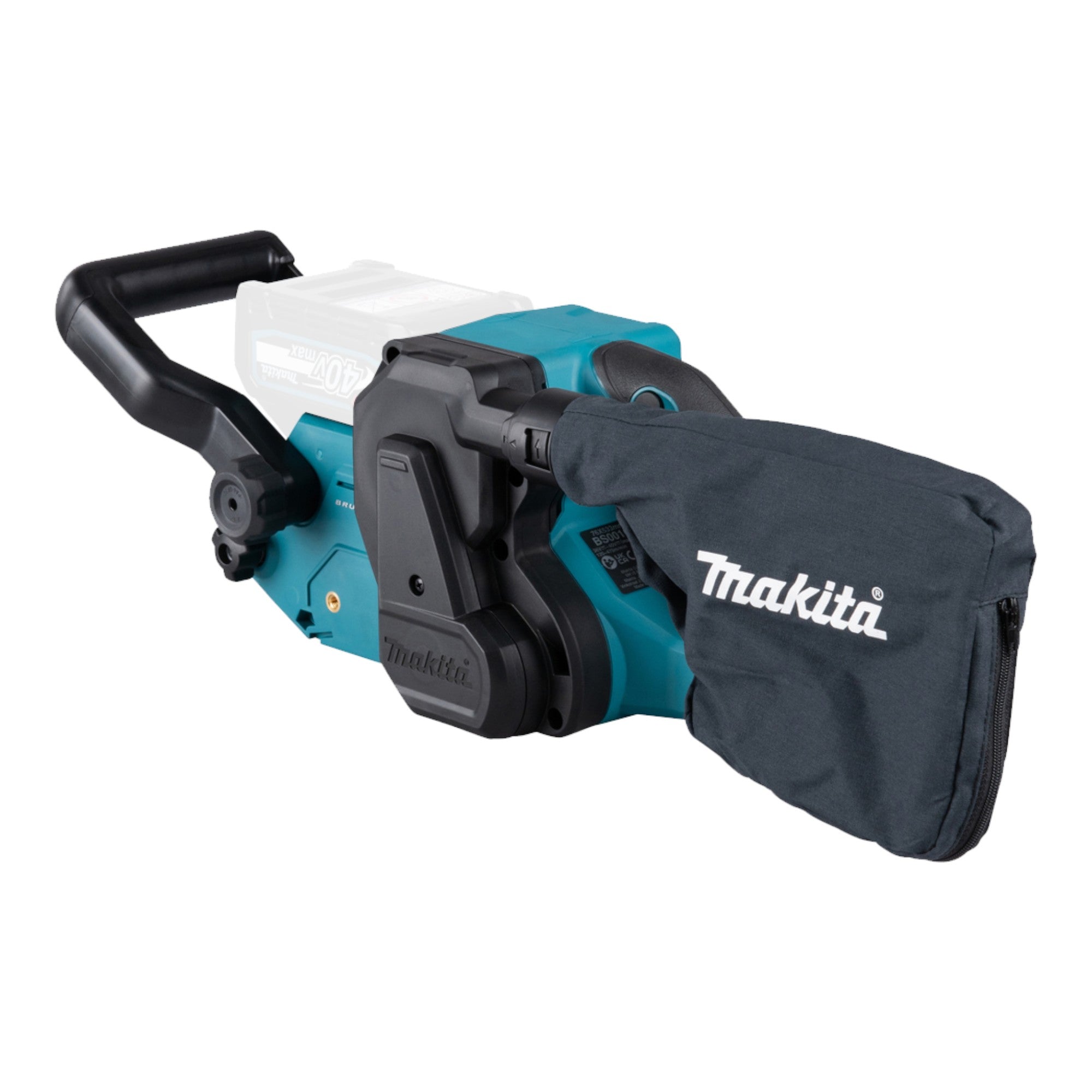 Makita BS 001 GT201 Akku Bandschleifer 40 V max 76 x 533 mm Brushless 2x Akku 5 0 Ah Ladegeraet 3 - toolbrothers