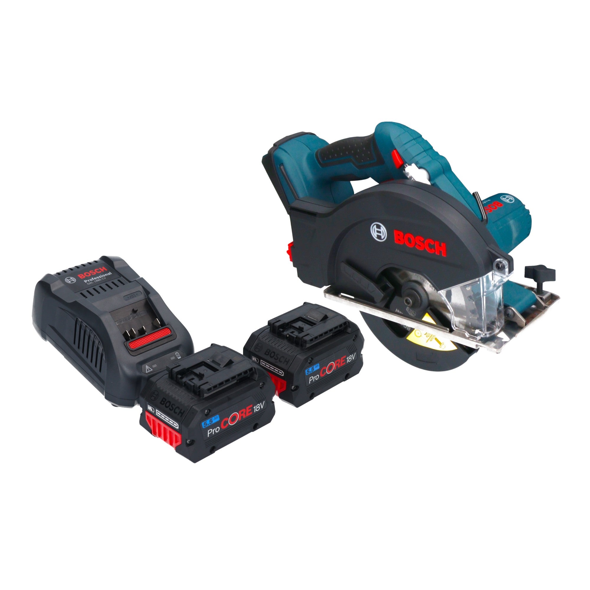 Bosch GKM 18V 50 Professional Akku Metall Handkreissaege 18 V 136 mm Brushless 2x ProCORE Akku 5 5 Ah Ladegeraet 0 - toolbrothers
