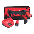 Milwaukee M12 PCG 310 201B Akku Kartuschenpresse 12 V 310 ml 4933448763 1x Akku 2 0 Ah Ladegeraet Tasche 0 - toolbrothers