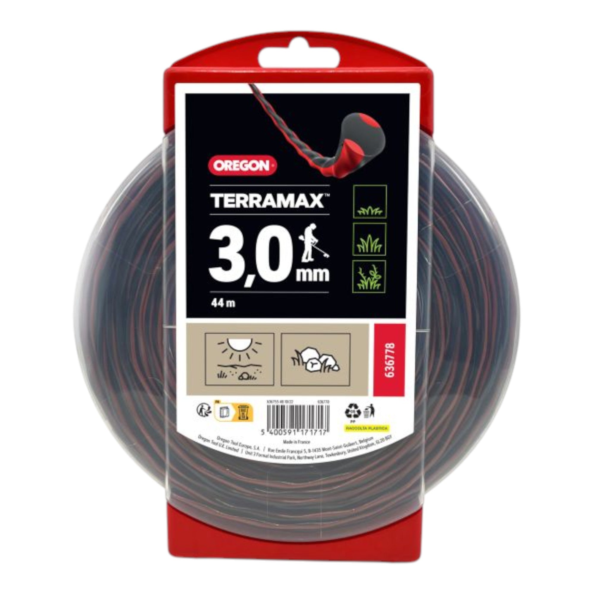 Oregon TerraMax Trimmerfaden 3 0 mm x 44 m 636778  0 - toolbrothers