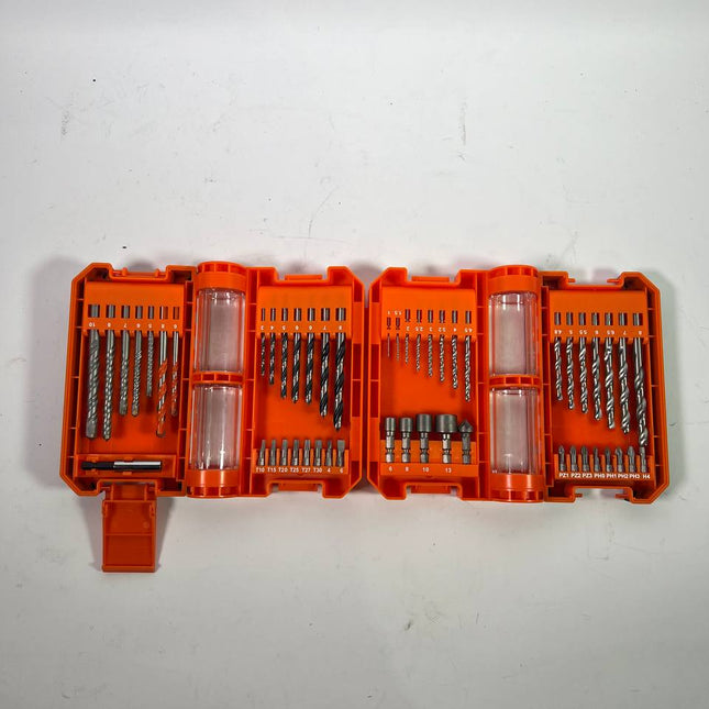 WellCut 51 teiliges Bohrer Schraubendreher Bit Set aus HSS Stahl mit Magnet Bithalter einem tragbaren Aufbewahrungskoffer WC DB51U Neuwertig 0 - toolbrothers