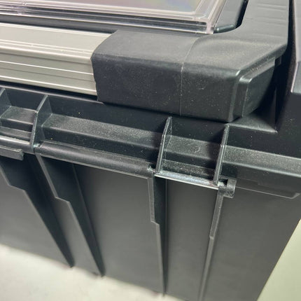 Qbrick System PRO 700 Expert stapelbar 650 x 270 x 272 mm 29l IP54 mit 11 Kammern Beschaedigt  4 - toolbrothers