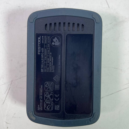 Festool BP 18 Li 4 0 HPC ASI Akkupack 18 V 4 0 Ah 4000 mAh HighPower Li Ion Akku 205034 Bluetooth mit Airstream Leicht Gebraucht 4 - toolbrothers