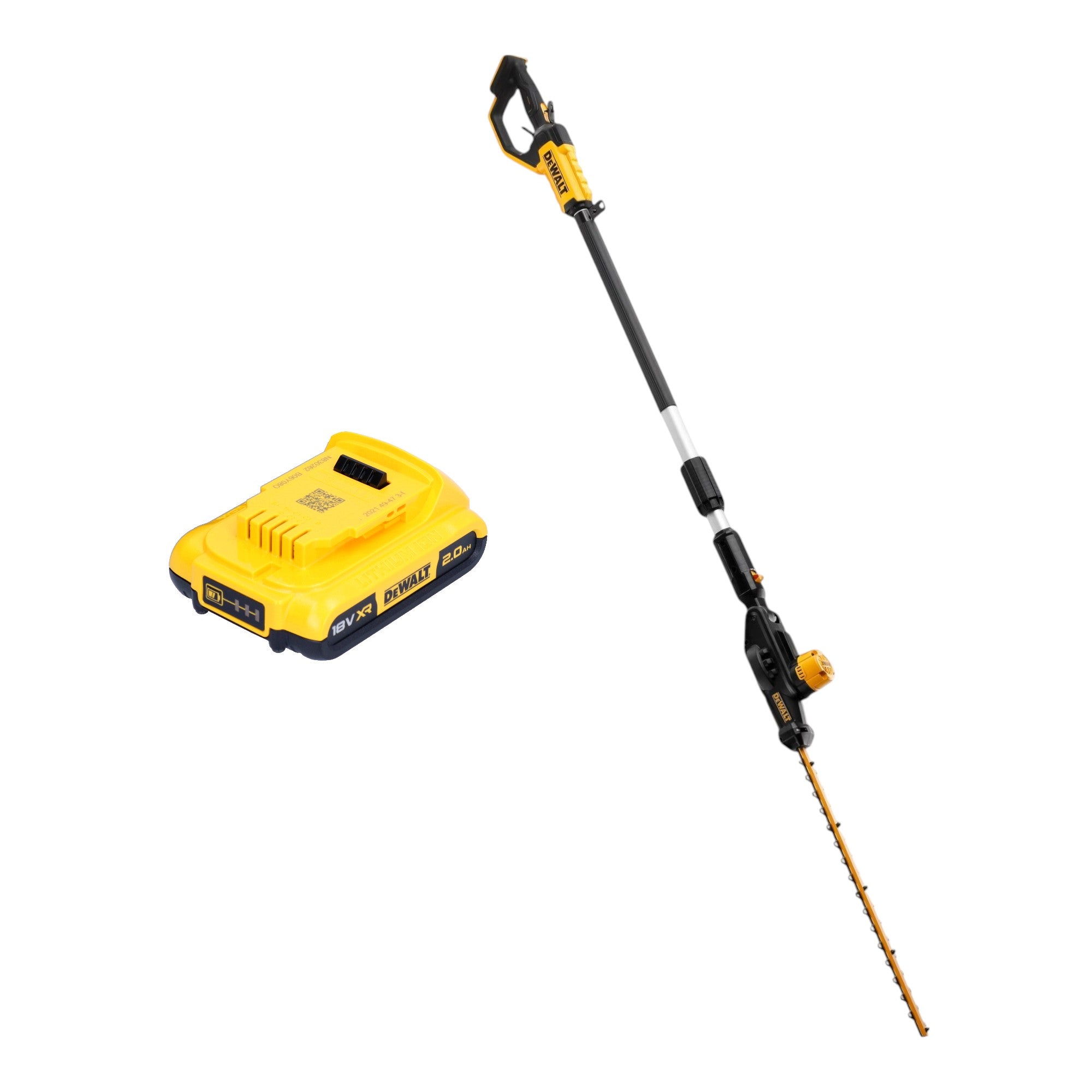 DeWalt DCMPH 566 N Akku Stabheckenschere 18 V 55 cm 1x Akku 2 0 Ah ohne Ladegeraet 0 - toolbrothers