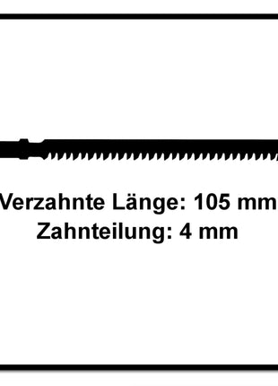 Festool S 105/4 FSG/20 Stichsägeblatt WOOD UNIVERSAL ( 204332 ) für PS 300, PSB 300, PS 400, PSC 400, PSBC 400, PSB 400, PS 420, PSB 420, PSC 420, PSBC 420