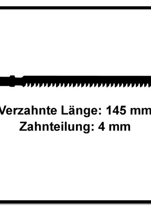 Festool S 145/4 FSG/5 Stichsägeblatt WOOD UNIVERSAL ( 204335 ) für PS 300, PSB 300, PS 400, PSC 400, PSBC 400, PSB 400, PS 420, PSB 420, PSC 420, PSBC 420