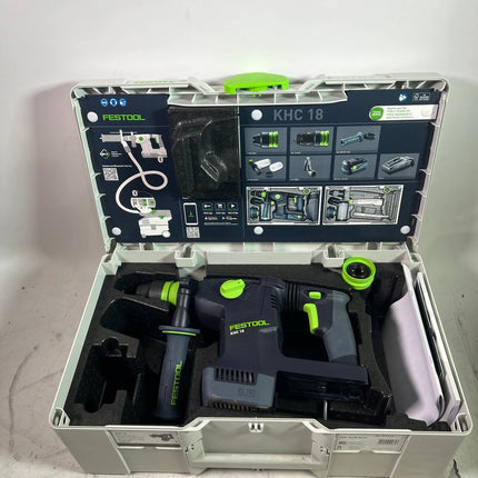 Festool KHC 18 EB Basic Akku Kombihammer 18 V 2 6 J SDS Plus Brushless 577447 Systainer Leicht Gebraucht 1 - toolbrothers