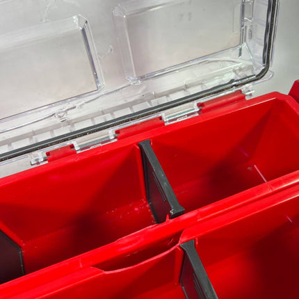Qbrick System ONE Organiser XL 2 0 Long Bin RED ULTRA HD Custom Beschaedigt 3 - toolbrothers