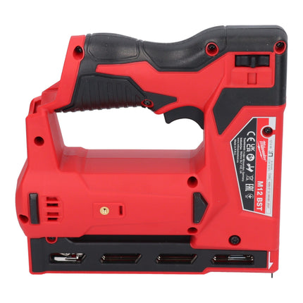 Milwaukee M12 BST 602 Akku Tacker 12 V 6 14 mm 2x Akku 6 0 Ah Ladegeraet 4 - toolbrothers
